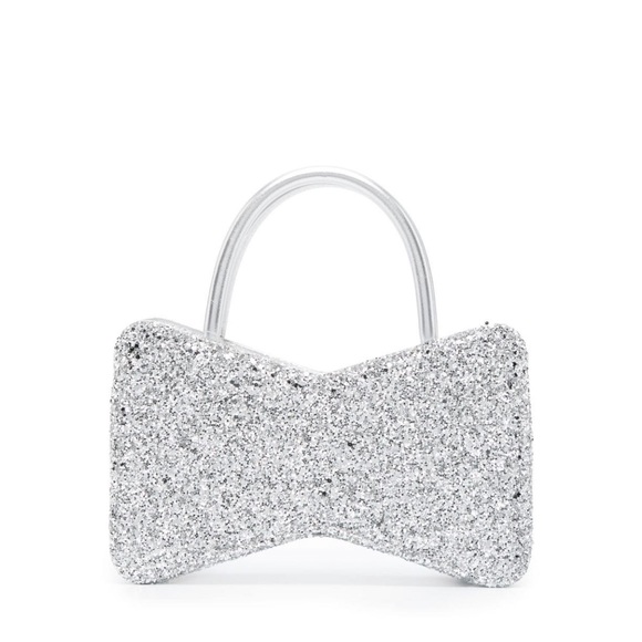 Mach & mach bow glitter mini bag - Picture 3 of 8